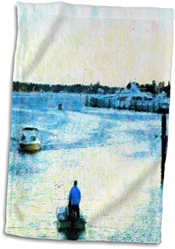 3drose florene impressionismo - Gordon River Nápoles - toalhas