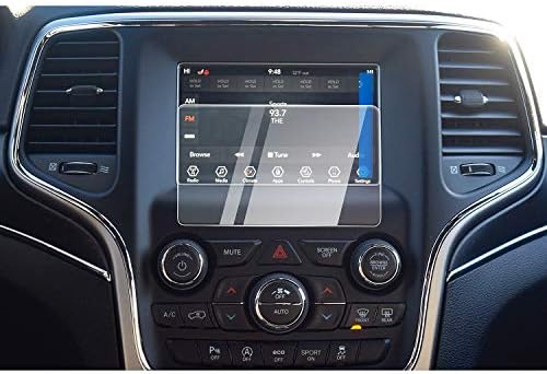 CDEFG CAR CREATA DE NAVEGAÇÃO Touch Screen Protector para 2018 2019 2020 2021 Grand Cherokee UConnect, HD Clear Meros Vidro 9H Resistência a arranhões
