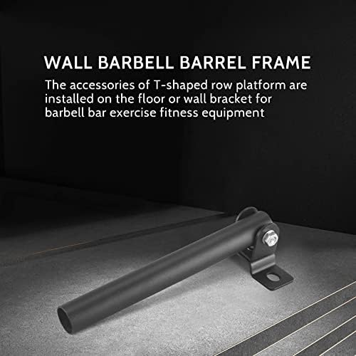 Acessório de barra T de Brague -se instalar no piso ou suporte para a parede para exercícios de barra equipamentos