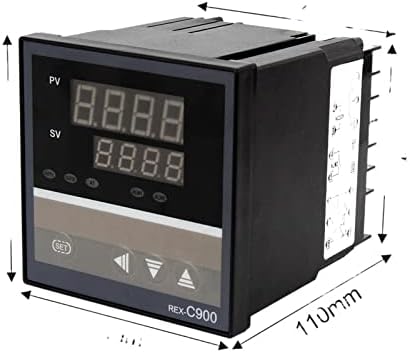 HIFASI PID RKC Controlador de temperatura industrial Inteligente Digital 220V Rex-C100-C400-C700-C900 Termostato SSR Saída