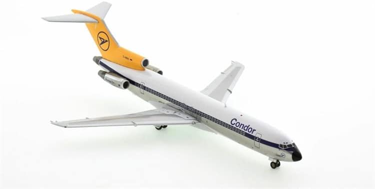 Jfox for Boeing 727-230/Adv Condor D-Abwi polido com Stand Limited Edition 1/200 Aeronave Diecast Modelo pré-construído