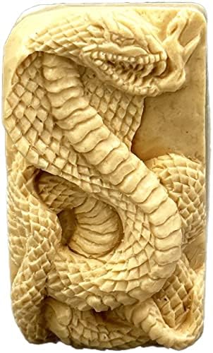 Cobra argila de argila de argila de gesso de molde de silicone de silicone