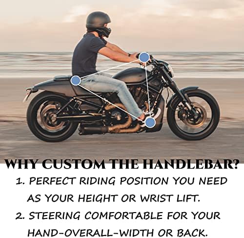 1,5 '' 'Big Dude 10' 'guidão de altura para Harley Davidson Touring Street Grudilhão Glide, guidão ultra clássico, guidão electra plange, guidão ultra limitado e hidrô de trike atualização