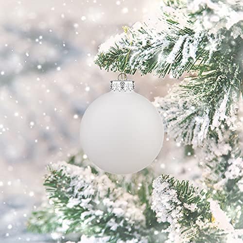 10pcs 2,64 Ornamentos de bola de Natal para decorações de Natal, bola de vidro presente para árvores de Natal, festival,