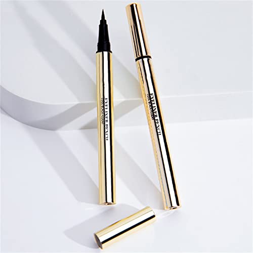 Lápis de sobrancelha para mulheres mais velhas Eyeliner Eyeliner líquido Ultra Fine Tip Eye Makeup Stylist líquido caneta sem pular