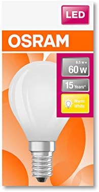 Lâmpada de LED Osram / base: e14 / branco quente / 2700 k / 6 w / substituição por 60 w lâmpada incandescente / parathom retrofit