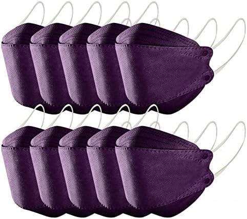 Máscaras faciais descartáveis ​​de STOTA 10pc para adultos, colorida sólida Earloop tampa de boca Bandana para proteção do vento