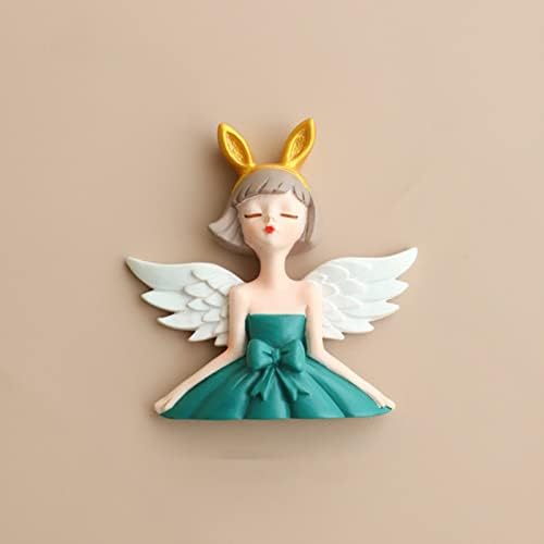 Cartas decorativas para o quarto do quarto desenho animado anjo angel garotinha da sala de estar adesiva de resina sem moldura