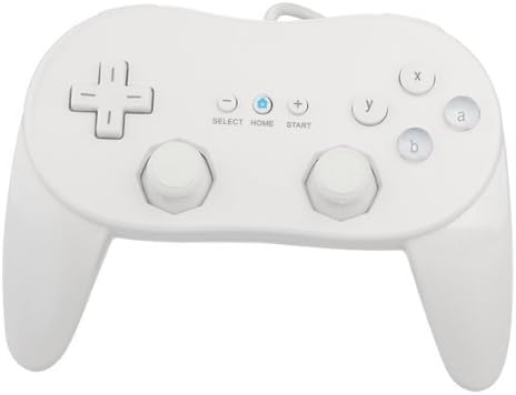 Controlador de jogo clássico profissional do TooGoo para Nintendo Wii White