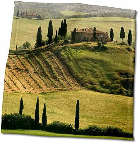 3drose Itália, Toscana, Valdorcia, fazenda em San Quirico Dorcia - Toalhas
