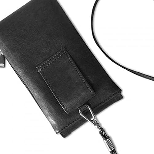 Black Dog Animal Animal Foto fofo bolsa de carteira pendurada bolsa móvel bolso preto bolso