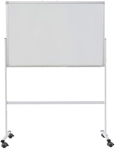 XYYSSM HV2613 Mobile Whiteboard de dupla face 60 60 cm 90cm de placa de apagamento seco magnética e ajustável vertical