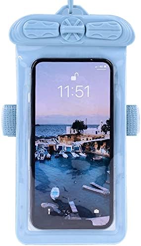 Caixa de telefone Vaxson, compatível com Blu Studio J8M LTE Bolsa à prova d'água [não protetor de tela Film] Blue