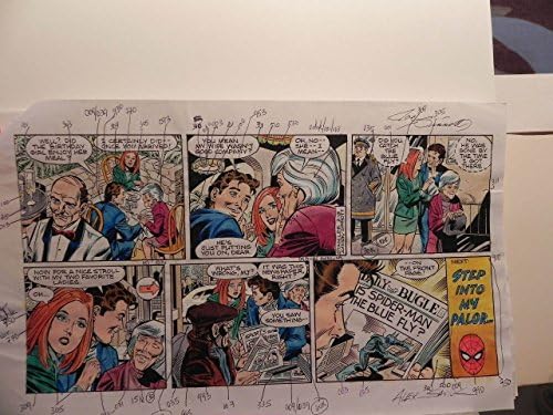 Marvel Comics Alex Saviuk, Joe Sinnot Spider-Mansundaycomic Striptoriginal2-3 2000