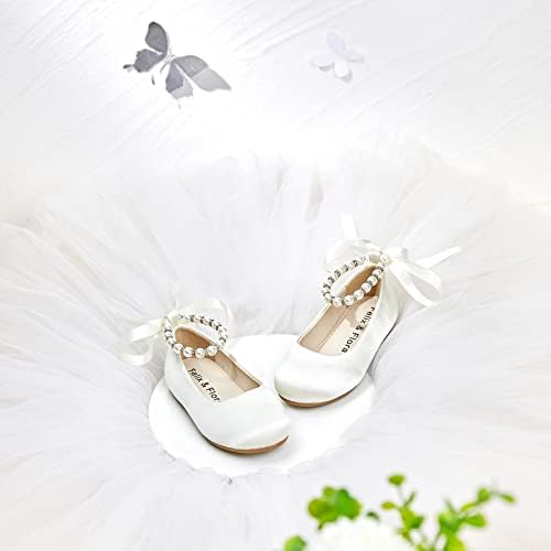 Felix e Flora meninas Criança Little Ballet Shoes - Flor Girls Mary Jane Flats Sapatos