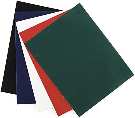 Folhas Hy-Gloss Papel auto-adesivo, 8,5-x-11 polegadas, 5 cores variadas