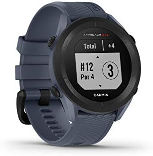 Garmin abordagem S12 Premium GPS Golf Watch, granito azul com pacote de pacote de energia Wearable4U