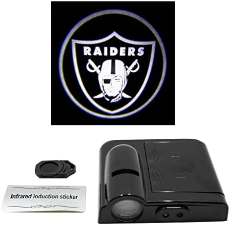 Sporticultura NFL Las Vegas Raiders LED Laser Projector Light for Car Door - LED Light Projector para projetar o logotipo