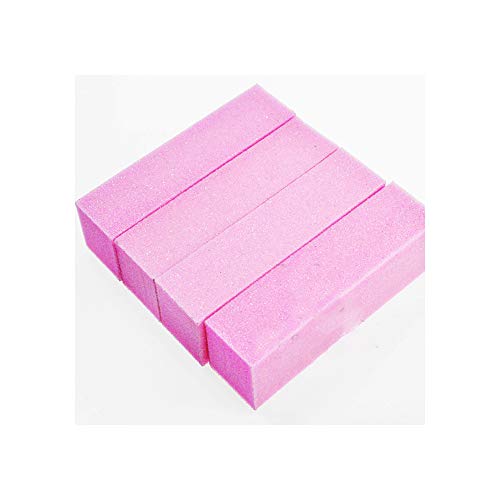 1 Definir tampão de lixadeira de arte rosa Buffs de blocos de lençamentos profissionais Ferramentas de polimento de pedicure kits de acessórios de manicure, pacote 841-5pcs
