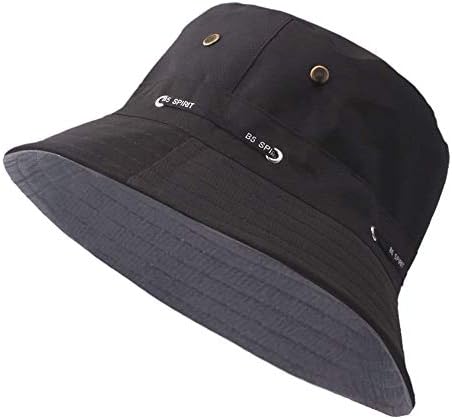 Hat do Sun Womens Sun UPF 50+ larga largura Chapéu de balde de proteção solar Capinhos de pesca à prova de vento para homens
