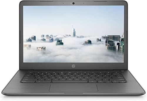 HP 14 ”HD IPS Chromebook, processador AMD até 2,40 GHz, 4 GB de RAM, armazenamento de 96 GB, velocidade de wifi ultra-rápida,