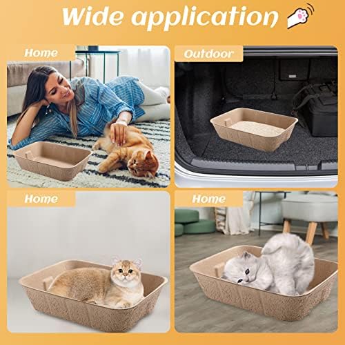 8 PCS caixas de areia de gato descartáveis ​​CAT CAT CAT BANDSE