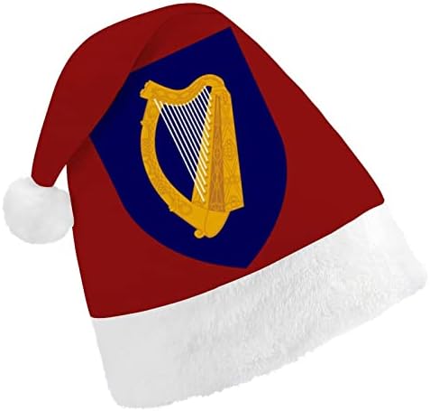 Brasão de armas da Irlanda chapéus de natal para adultos chapéus de Natal para férias