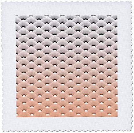 Imagem laranja macia 3drose de gradiente padrão - quadrados de colcha