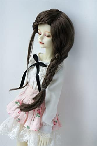 1/4 MSD Doll Wigs JD255 7-8 polegadas longas tranças laterais