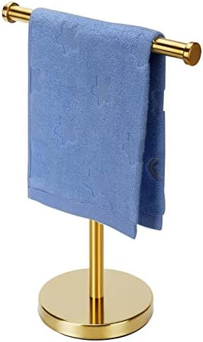 Toalha de toalha de ouro kalitro suporte de toalha de mão, suporte de toalheiro do banheiro SUS304 AÇO inoxidável