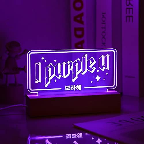 Yimida KPOP Bangtan Boys Merchandise -7 Cores Ajustável I Purple você