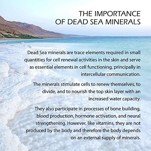 Sal de banho mineral do mar morto 100 puro Eucalipto 6 PK, 2,5 oz de pacotes de uso único com magnésio, enxofre e 21 minerais