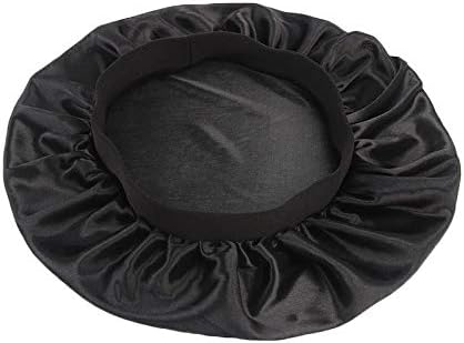 beleza yfjh cetim macio de seda salão de seda noite dormindo largura de chapéu de cabelo para mulheres para mulheres