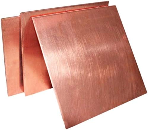 Placa Brass Placa de cobre Metal 99,9% Placa de folha de Cu pura feita de cobre ótimo para construtores de arranhões,