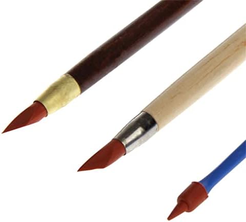 PDGJG 3PCS Silicone Shaper Pen Pen de cabeça de cabeça dupla de barra