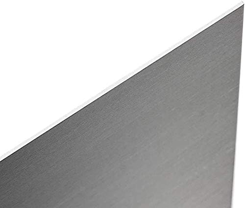 Folha de cobre de metal 6061 Folha de metal de placa de alumínio Fácil de polir, espessura 5mm, 200 × 200/300 × 300mm, para