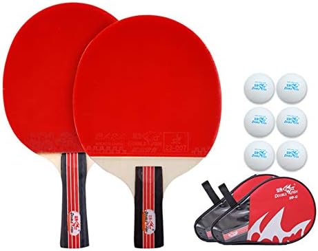 Tênis de tênis de mesa sshhi, com tênis de mesa e estojo de transporte, pingue -pongue conjunto, adequado para jogadores