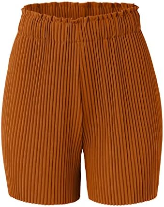 Shorts para mulheres de verão casual lounge confortável shorts de praia de coloração solta