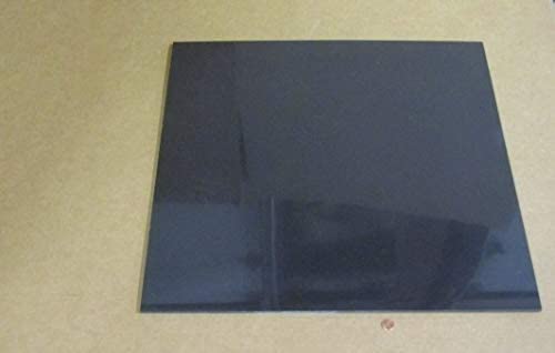 Delrin Black Acetal Pom Sheet .250 espessura x 24 largura x 24 Comprimento