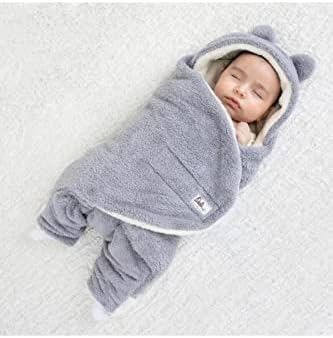 Forendente externo cinza 0-6 meses Material algodão, cor branca, cobertor de menino, móveis têxteis domésticos
