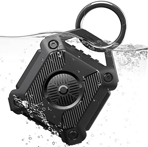 Toovren Waterperspert Airtag Keychain, parafuso Caixa segura do rastreador coberto completo com anel-chave, capa de tag de ar