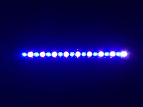 Barra de luz LED de aquário 30 ReefBar Pro 50/50 azul/12k 30x 3W Bridgelux 20 25 40 galões