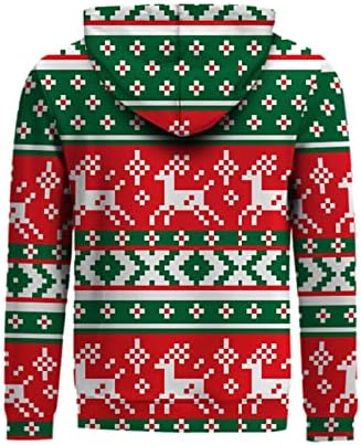 Narhbrg Christmas Feio Hoodies para mulheres, garotas adolescentes foficas impressão gráfica Tops Pullover Holiday Sweetshirt Drawstring