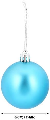 Aboofan 6pcs Árvore de Natal Bolas penduradas de bolas decorativas adornamento para os favores de festa do shopping home
