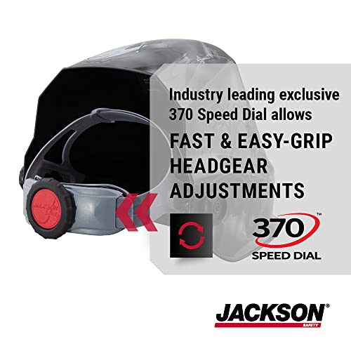 Capacete de soldagem Automático de segurança de Jackson Premium Range 3/10 Shade, 1/1/1/1 Clareza óptica, 1/25.000 seg. Tempo de resposta,