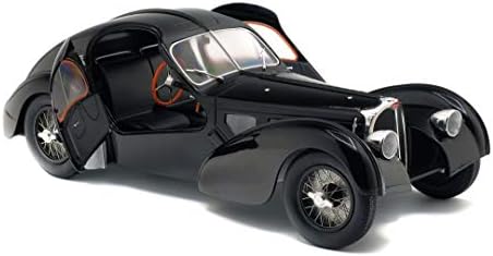 Solido 421184430 1:18 1937 Bugatti Atlantic-Black