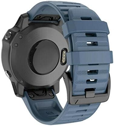 KGDHB 26 20 22mm Silicone Retwan Watch Band para Garminix 7x 6x Watch EasyFit Strap Strap