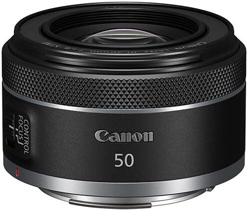 Canon RF 50mm f/1.8 pacote de lentes STM + 3pc Kit de filtro + lente caneta + soprador + capuz + lente bolsa + guardião