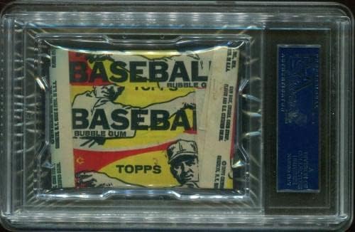 1959 Topps beisebol 1 centavo pacote de cera PSA 8 - Pacotes de cera de beisebol