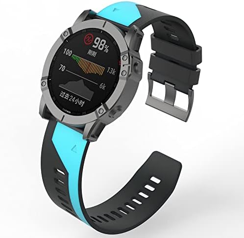 Bedcy 22 26mm Smart Watch Band tapas para Garmin Fenix ​​6 6s 6x Pro 5x 5 5s 3HR 935 945 Pulseira de pulseira de silicone